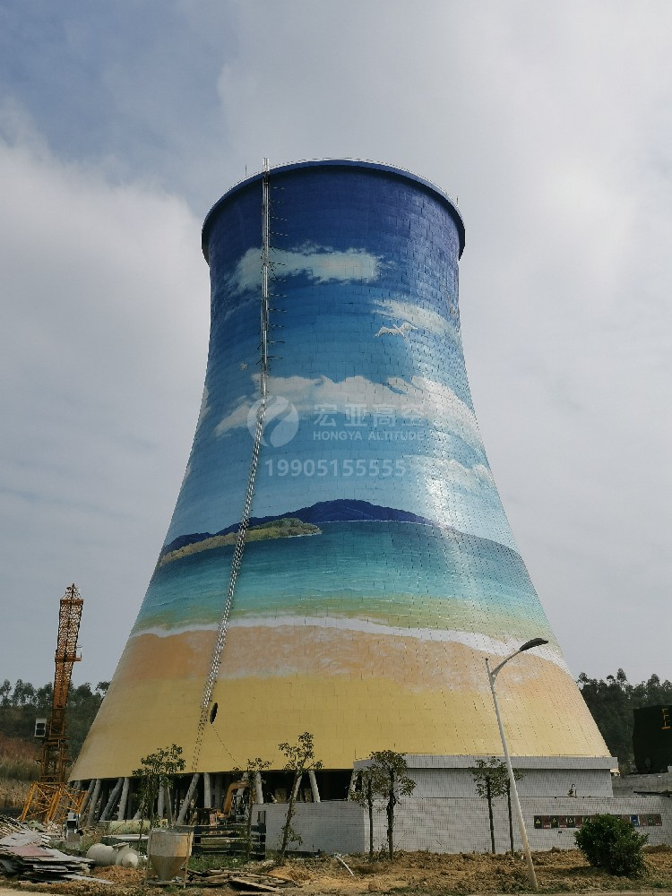 冷卻塔美化裝飾施工工藝