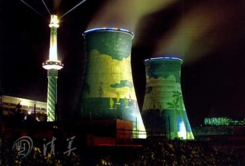 煙塔亮化照明施工