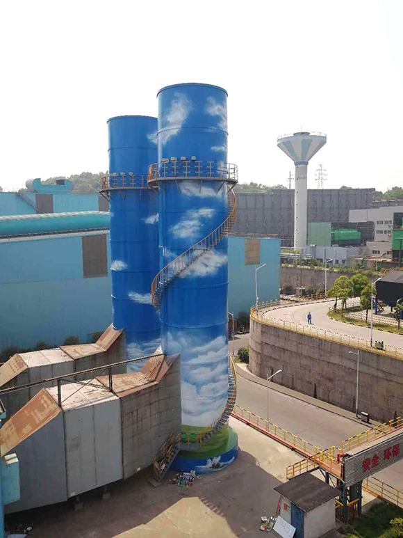 筒倉畫畫工程概況