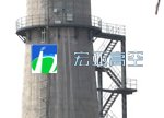 平湖市德力西長江環(huán)保有限公司煙囪安裝平臺爬